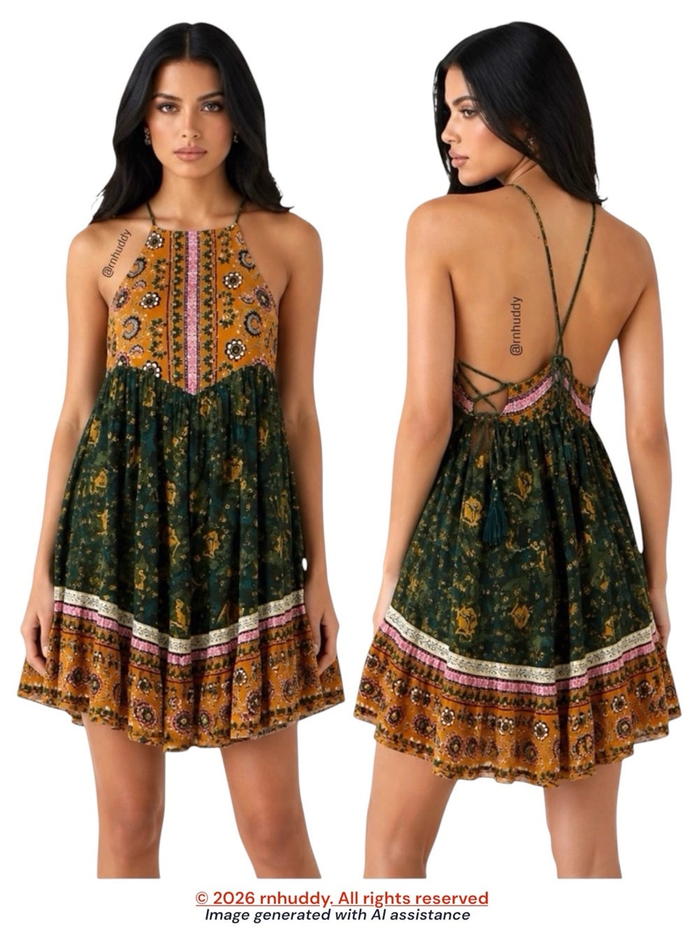 NWT Free People M Casablanca boho dress